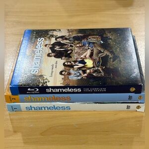 Shameless Season 1,2 & 3 used once. Season 1&2 DVD’s season 3 blue ray.
